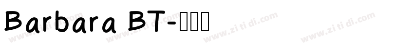 Barbara BT字体转换